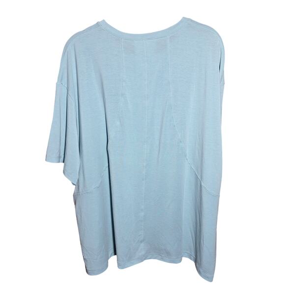 Soft Flow Studio T-Shirt - Muted Teal Blue Sweaty Betty - Picture 5 of 8